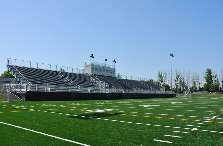 A Photo of a High School Football Field at the inzone